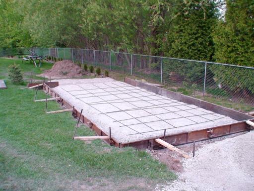 aluminum shed foundation plan