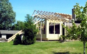 three seaon room roof sheeting started