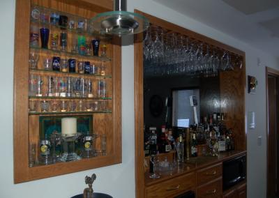 bar back shelving