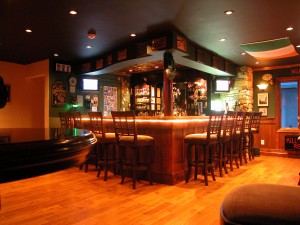 Irish Pub In The Garage Easy Home Bar Plans