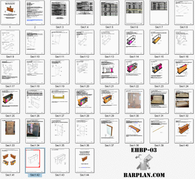 EHBP-03 Straight Wet Bar with Keg Box 1 EHBP-03 Straight Wet Bar with Keg Box 1