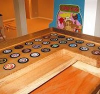 hockey puck bar top