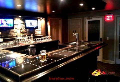 Build a Home Bar with our Easy Home Bar Plan Designs 2 cocktail bar