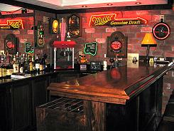 man cave bar