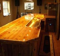 pine bar top