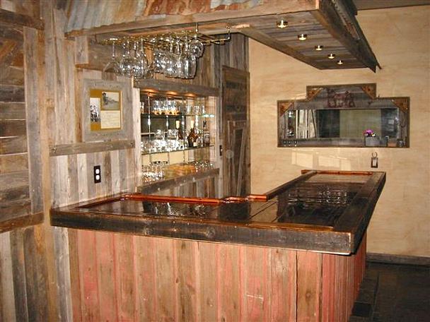 Rustic Style Home Bars