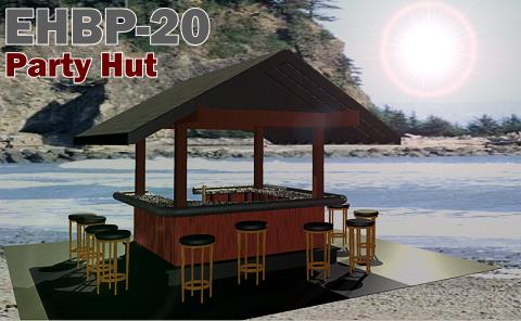 Ehbp 20 Tiki Bar Hut Design Easy Home Bar Plans