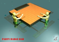 DIY Floating Bar Concept