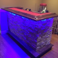 purple LED bar lights