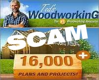 Ted’s Woodworking Offer is a Scam