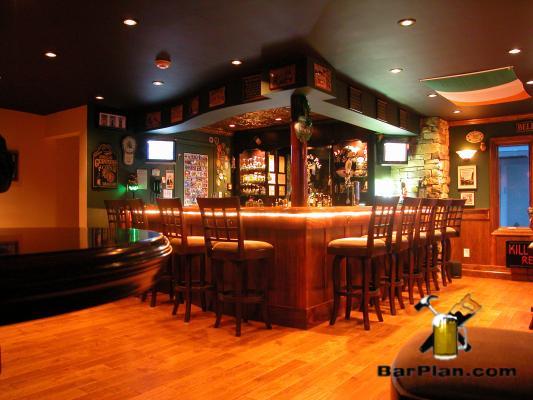 Irish Pub in the Garage | Easy Home Bar Plans