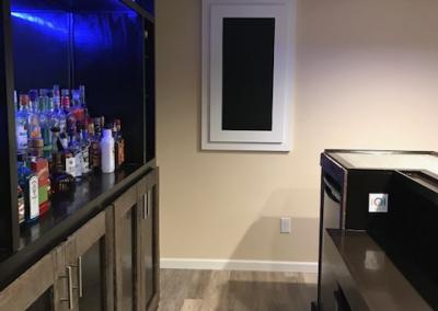 pallet wood bar accents